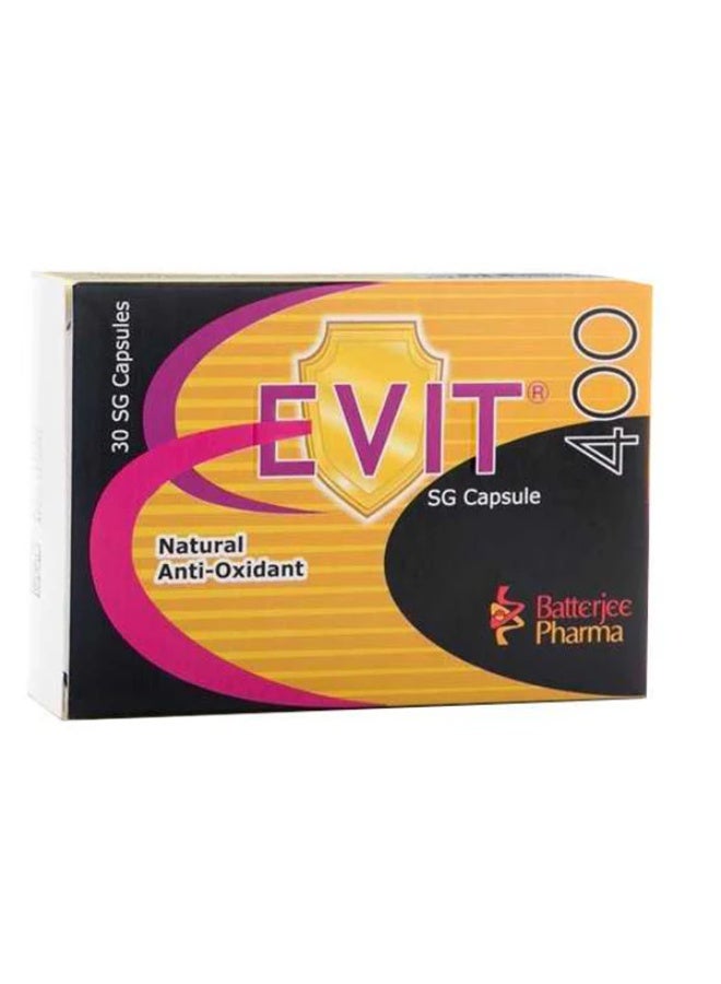 E-Vit Vitamin E 400 mg Antioxidant - 30 Capsules